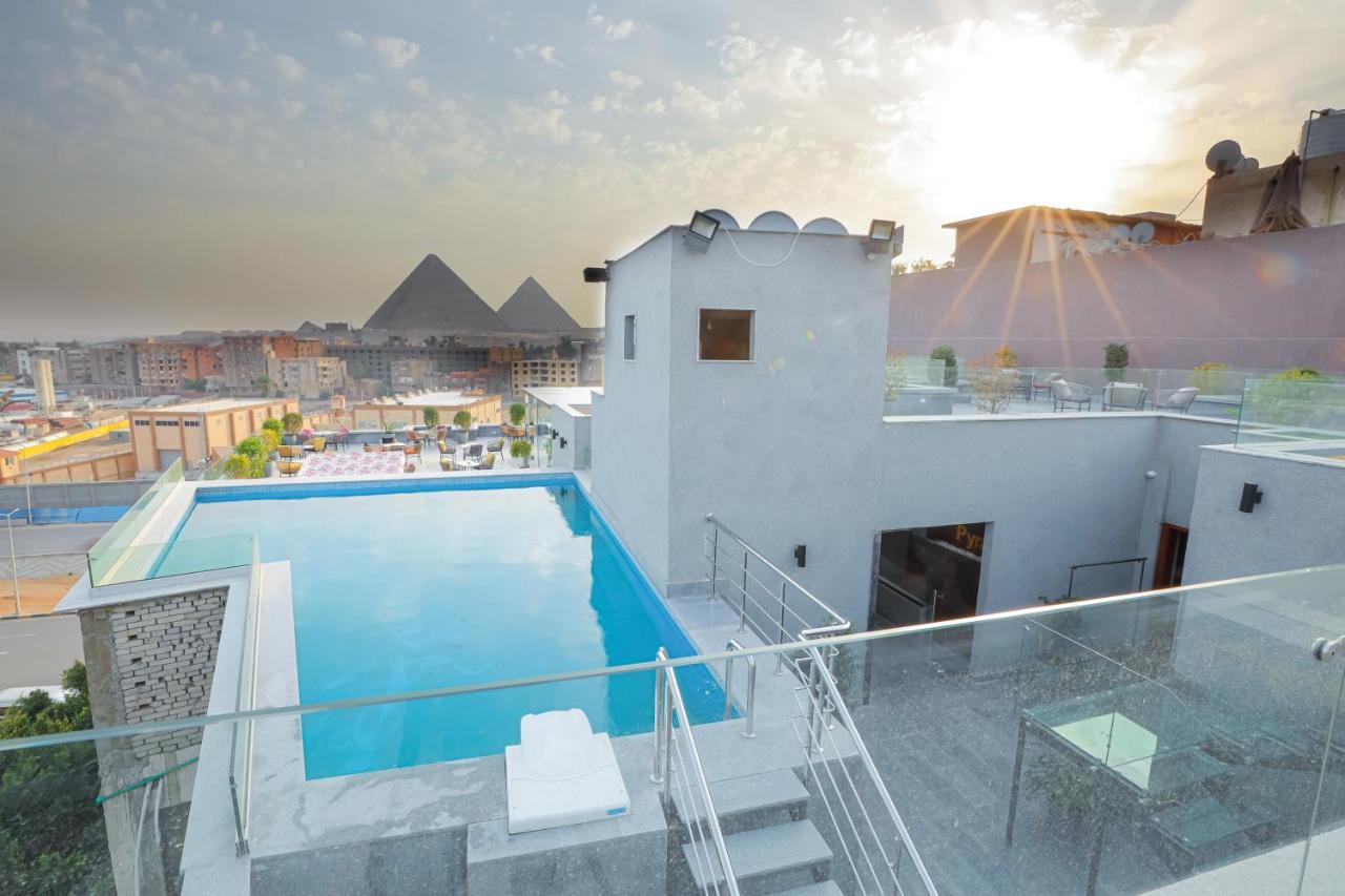 New Pyramid Front Hotel Al Kawm al Akhdar Bagian luar foto