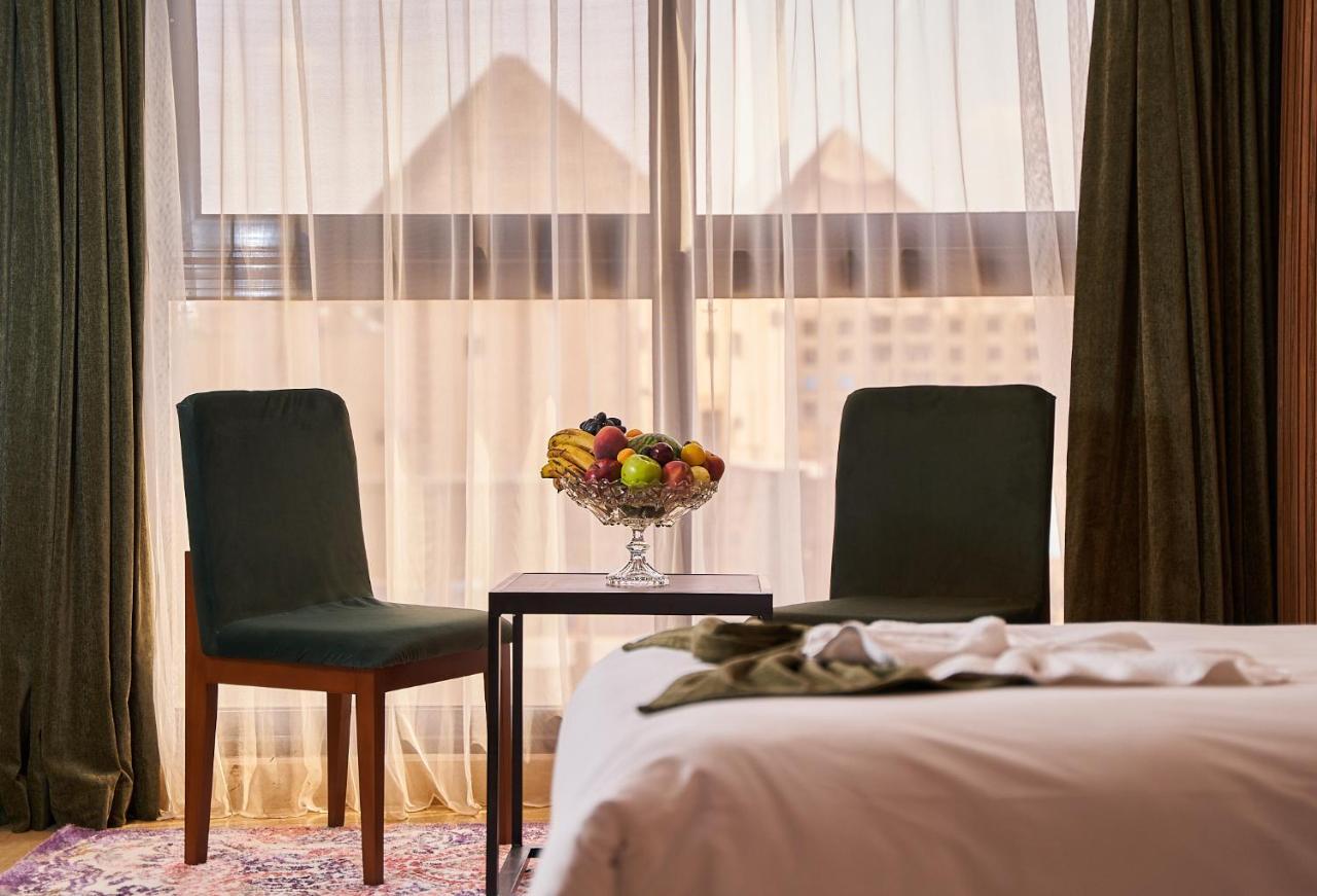 New Pyramid Front Hotel Al Kawm al Akhdar Bagian luar foto