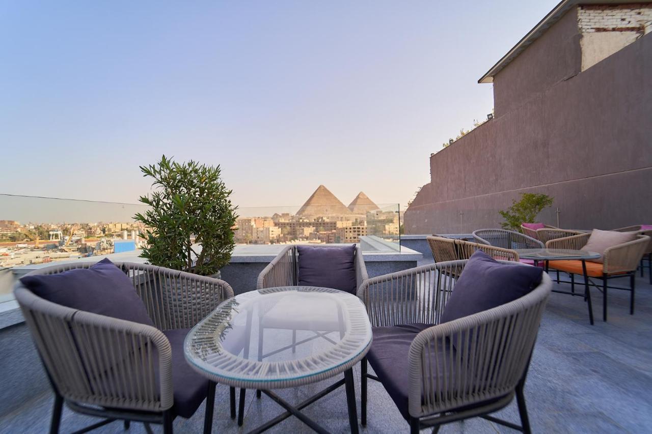 New Pyramid Front Hotel Al Kawm al Akhdar Bagian luar foto