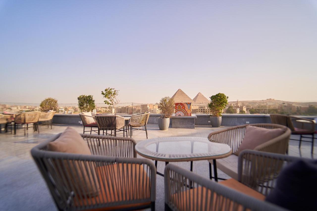 New Pyramid Front Hotel Al Kawm al Akhdar Bagian luar foto